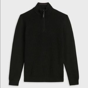 Ted baker London long sleeve sweater half zip